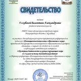 Образец Свидетельства о публикации
